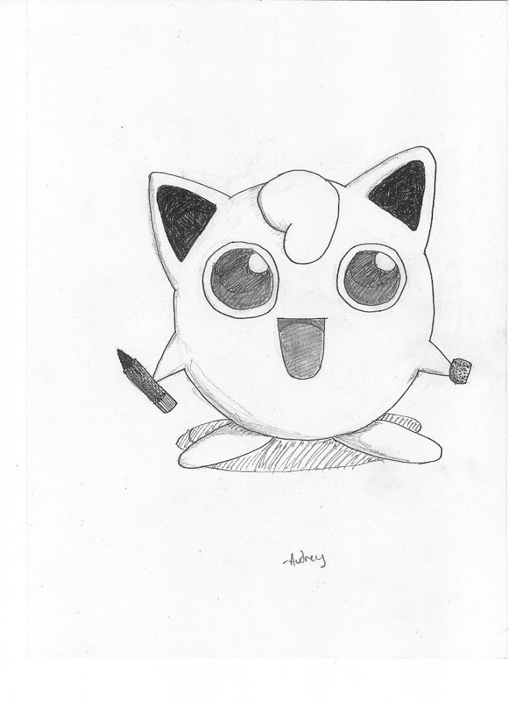 Jigglypuff for me, all ready to draw on people's faces!